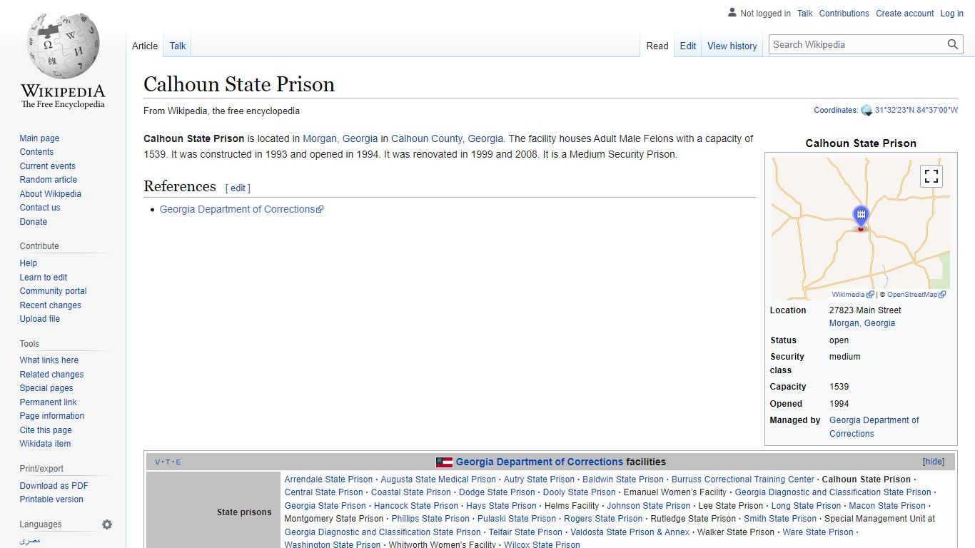 Calhoun State Prison - Wikipedia